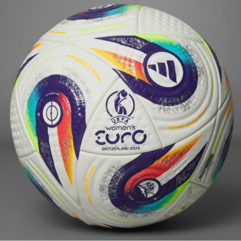 New Adidas Women’s Euro 25 Pro Match Soccer Ball Size 5 Style JH1261 Authentic - Picture 5 of 6